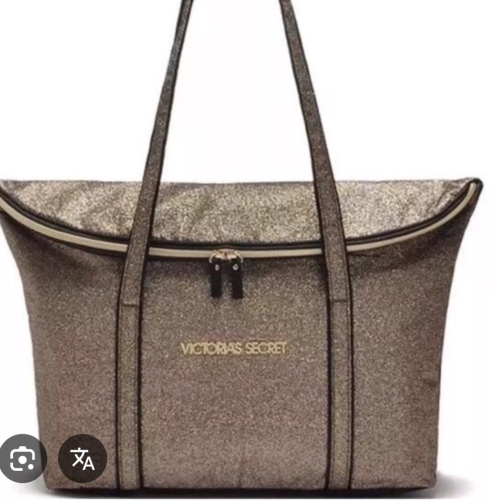 Victoria's Secret Iconic Gold Tote Bag